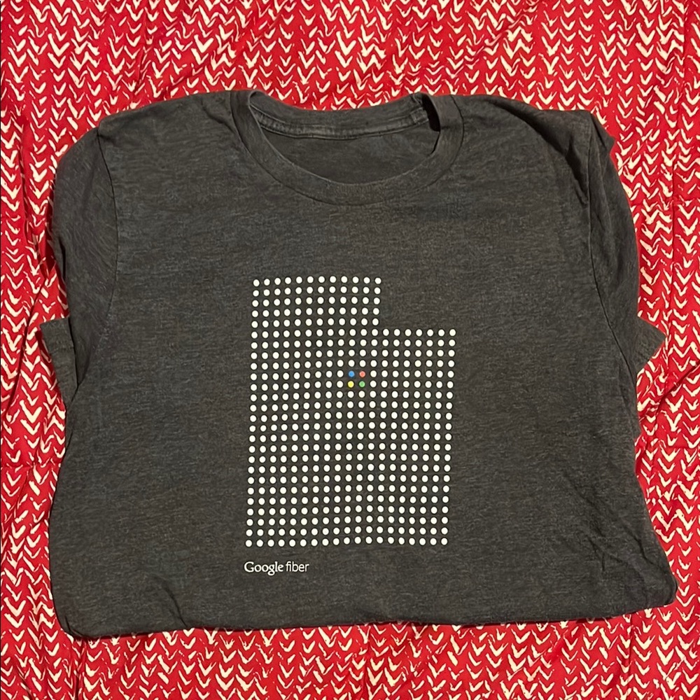 Google Fiber Gray T-Shirt